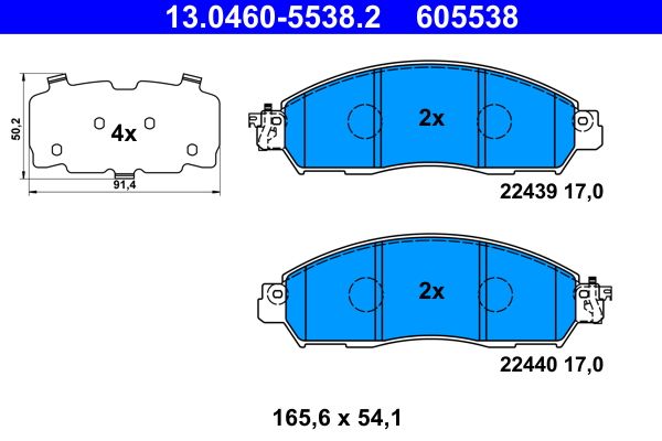 Brake Pad Set, disc brake