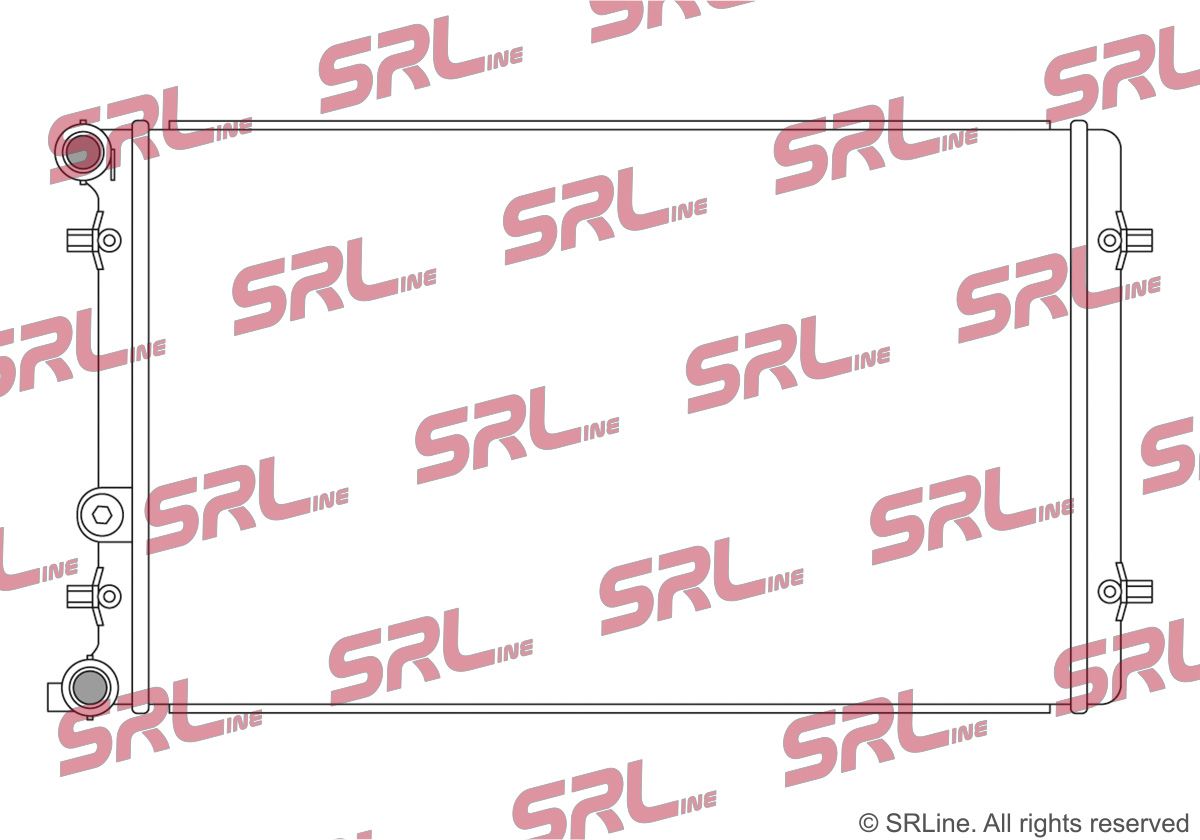 SRLINE 954108-5 Radiator, engine cooling