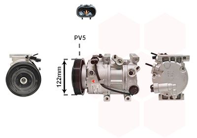 VAN WEZEL 8201K715 Compressor, air conditioning
