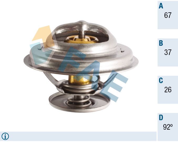 FAE 5302692 Thermostat, coolant