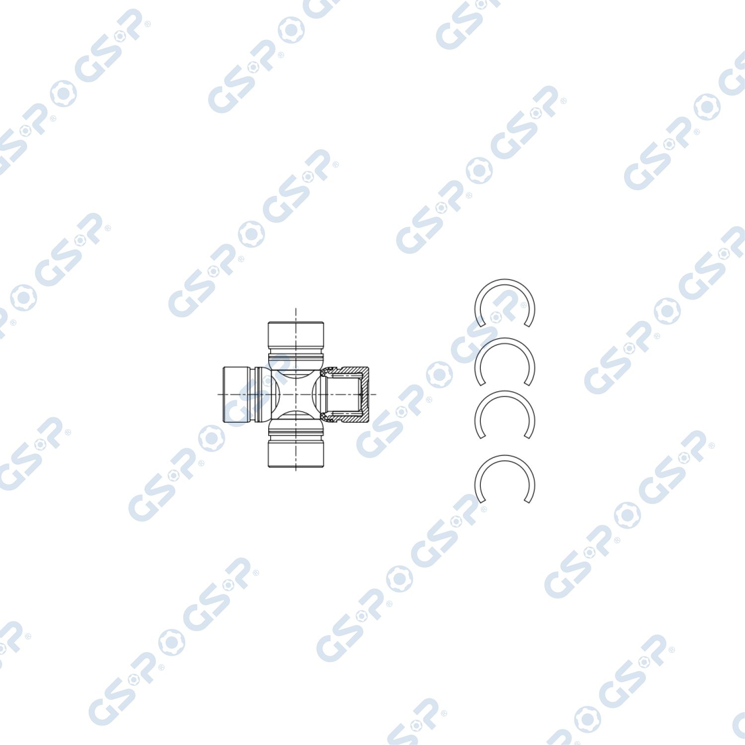 GSP UJ900289 Joint, propshaft