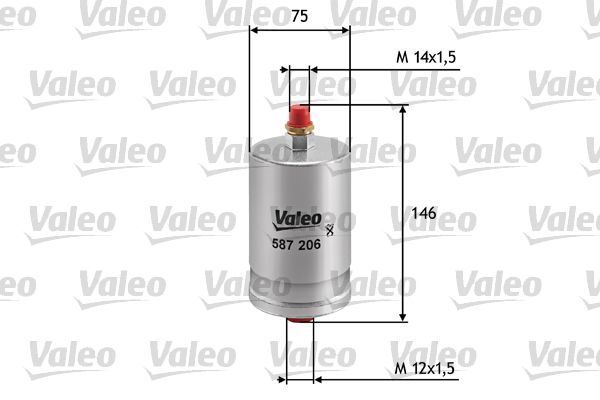 VALEO 587206 Fuel filter
