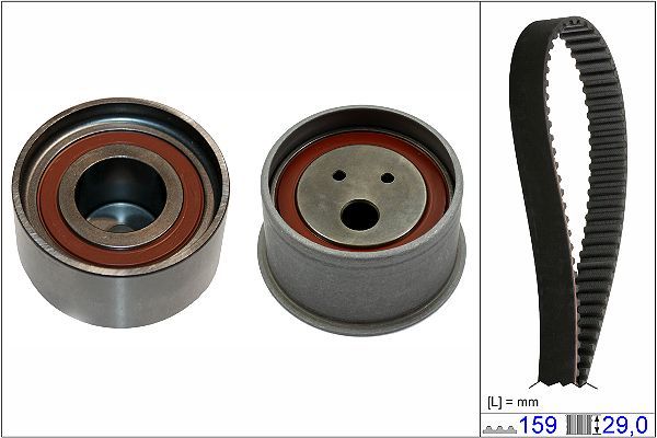 HEPU 20-1814 Timing belt kit