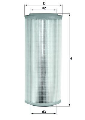 KNECHT LX 855 Air filter