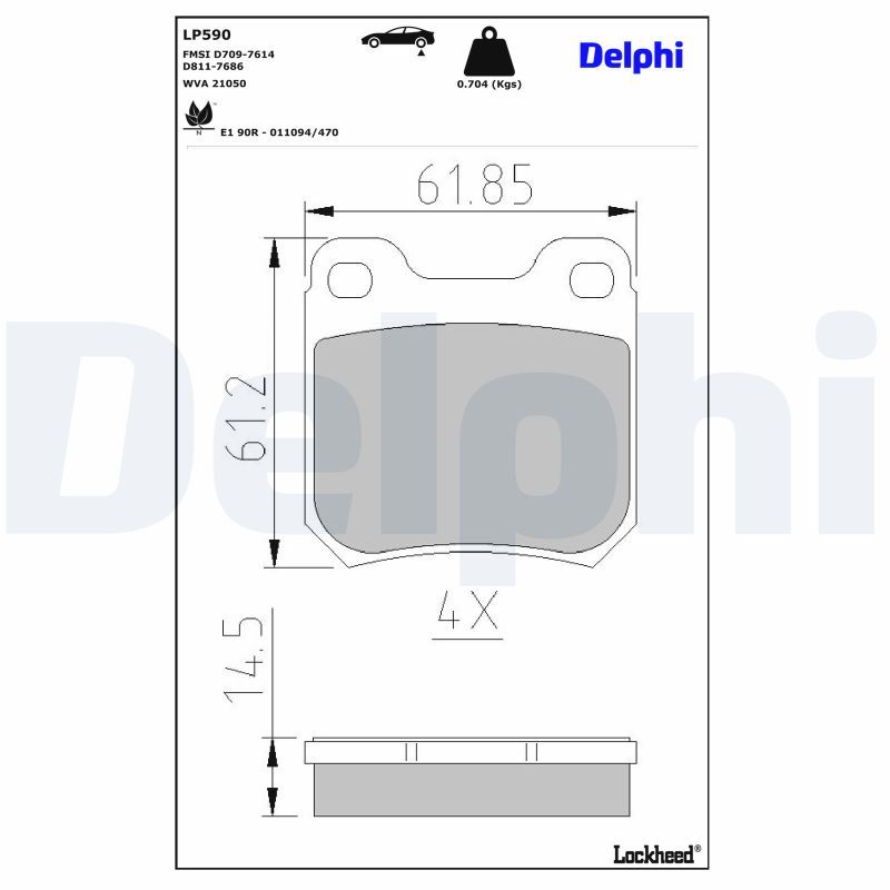 Brake Pad Set, disc brake-2