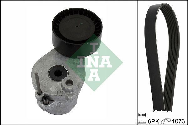 SCHAEFFLER INA 529 0530 10 V-ribbed belt set
