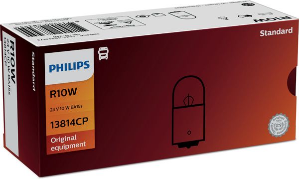 PHILIPS 13814CP Lemputė, valstybinio numerio apšvietimas