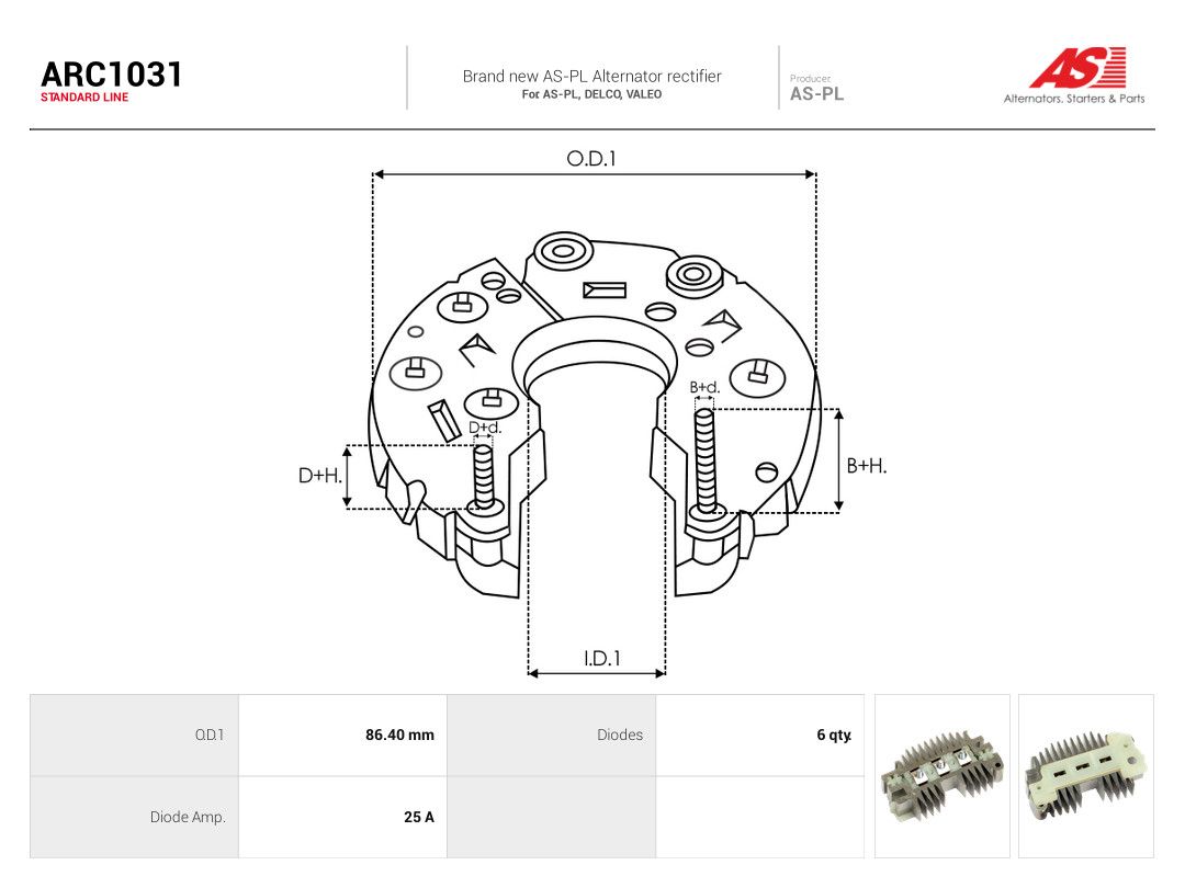 Rectifier, alternator-2