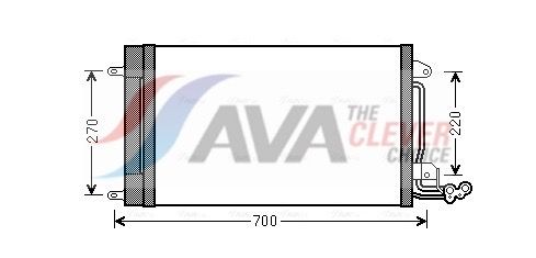 AVA CLEVER CHOICE STA5038D Condenser, air conditioning