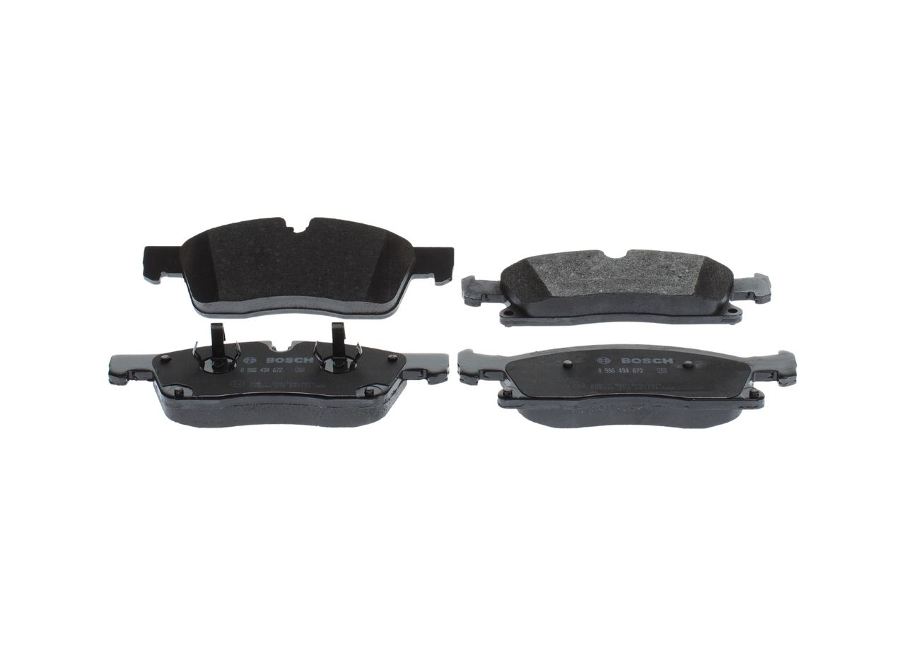 BOSCH 0 986 494 672 Brake pad set, disc brake