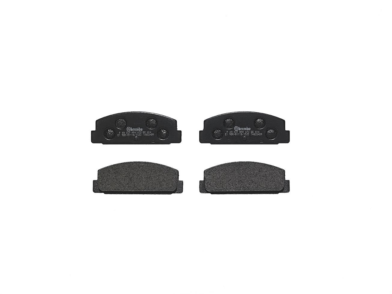 BREMBO P 49 037 Brake pad set, disc brake