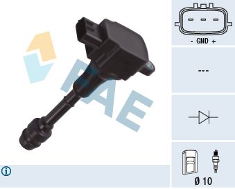 FAE 80371 Ignition coil