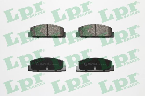LPR 05P876 Brake pad set, disc brake