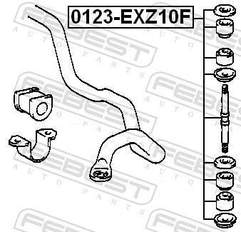 Link/Coupling Rod, stabiliser bar-1