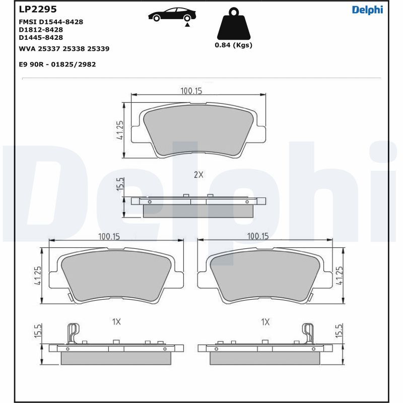 Brake Pad Set, disc brake-4