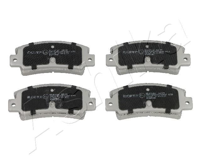 ASHIKA 51-00-0210 Stabdžių trinkelių rinkinys, diskinis stabdys