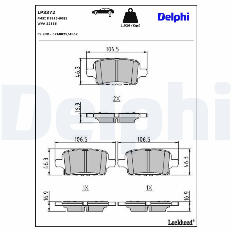 Brake Pad Set, disc brake-2
