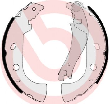 BREMBO S 23 514 Brake shoe set