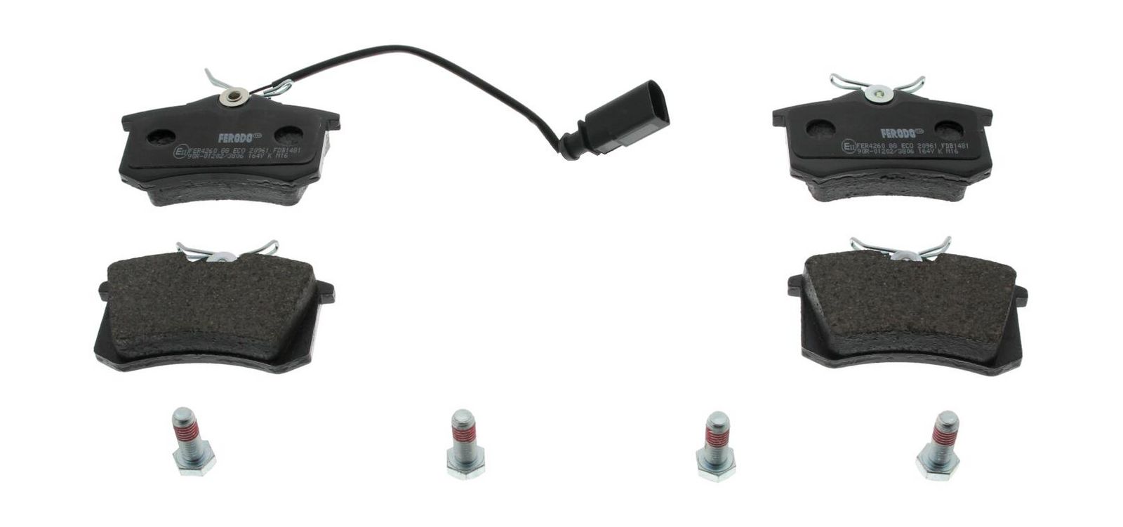 FERODO FDB1481 Brake pad set, disc brake
