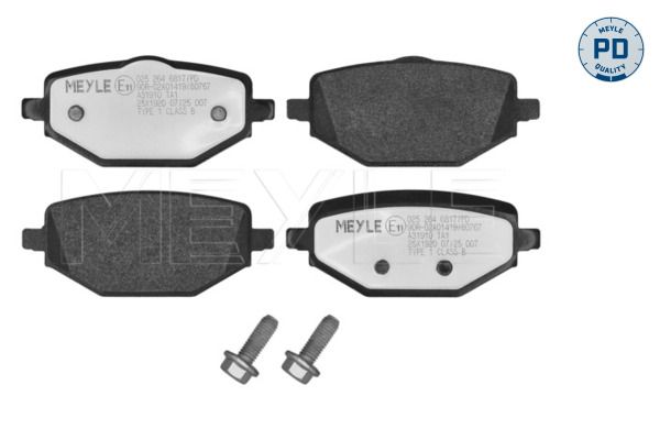 MEYLE 025 264 6817/PD Brake pad set, disc brake