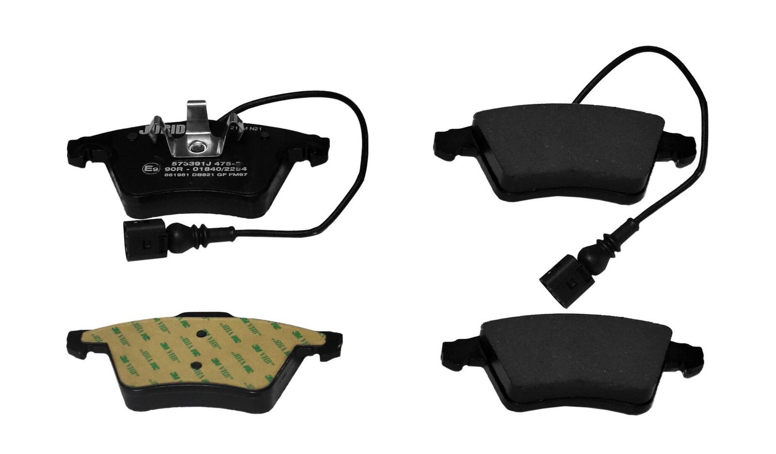 JURID 573391J Brake pad set, disc brake