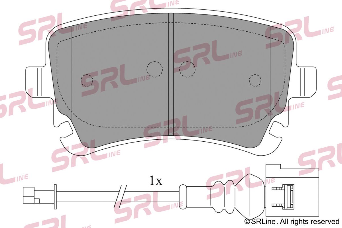 SRLINE S70-1113 Brake pad set, disc brake