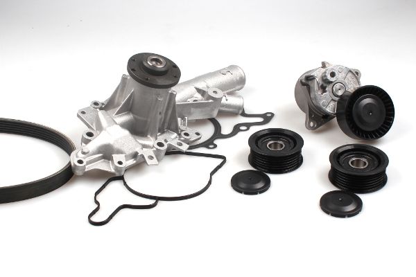 vandens siurblys + V formos rumbuotas diržas, komplektas