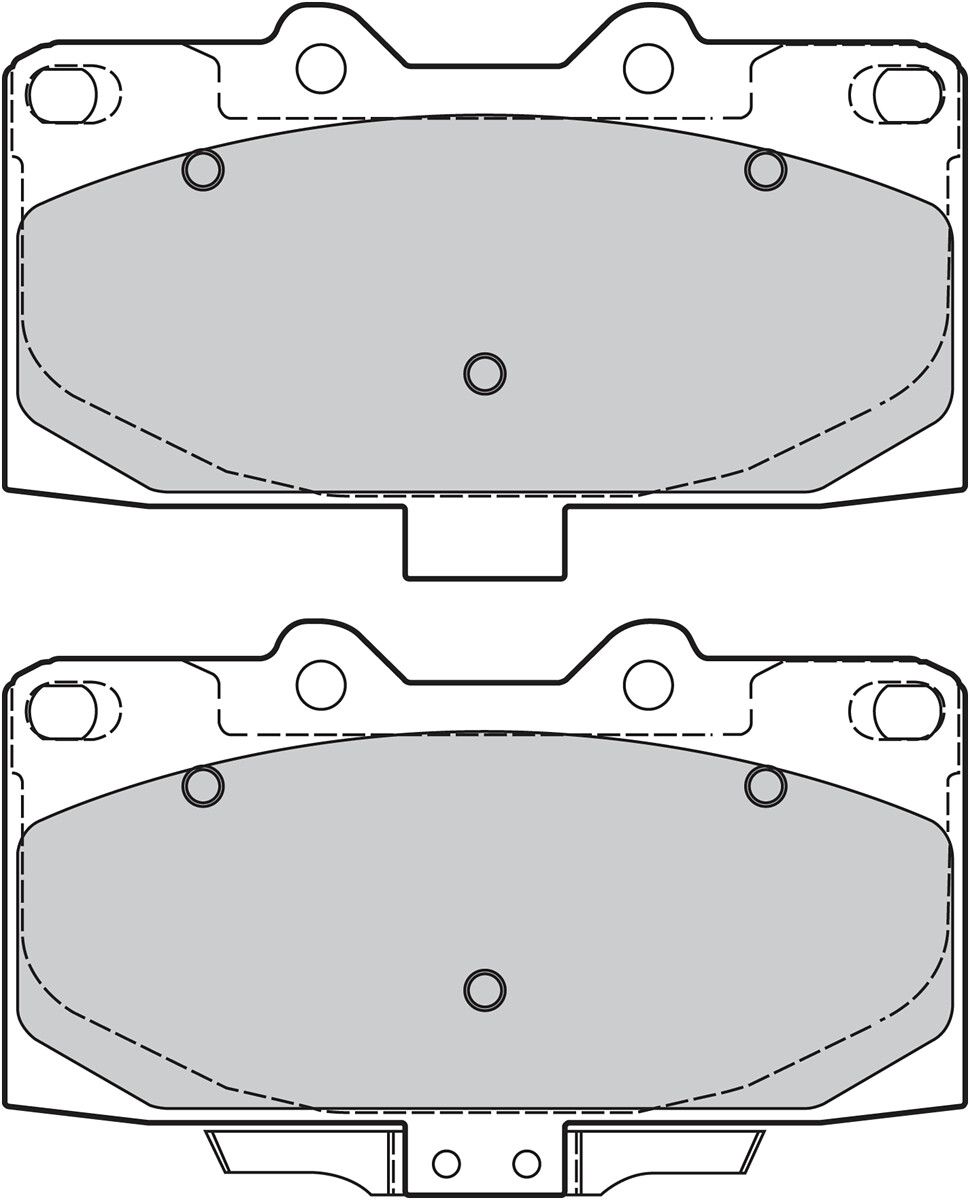 Brake Pad Set, disc brake-1