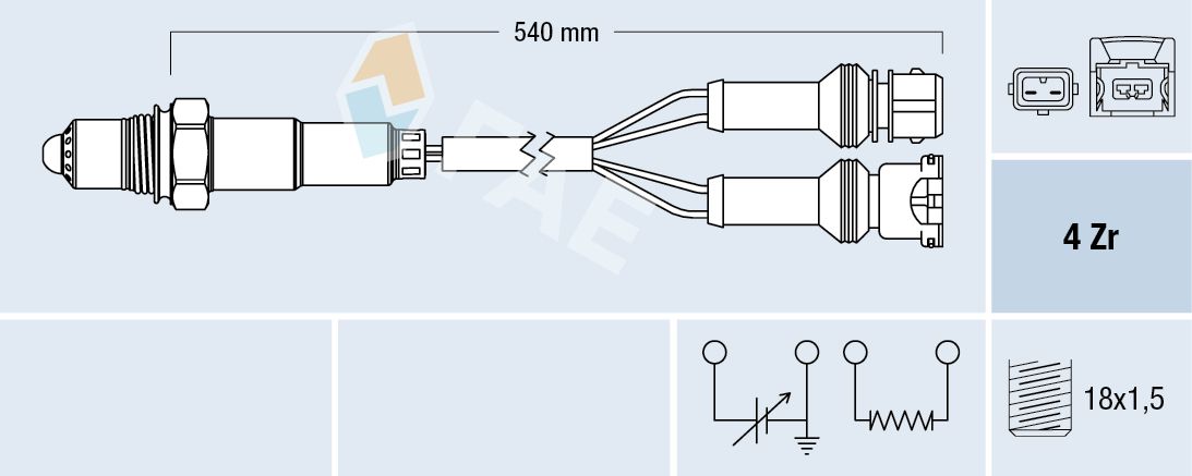 FAE 77123 Oxygen sensor