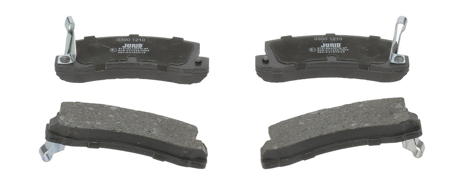 JURID 572188J Brake pad set, disc brake