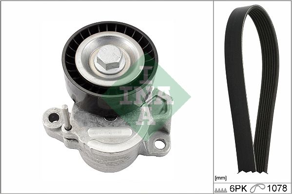 SCHAEFFLER INA 529 0235 10 V-ribbed belt set