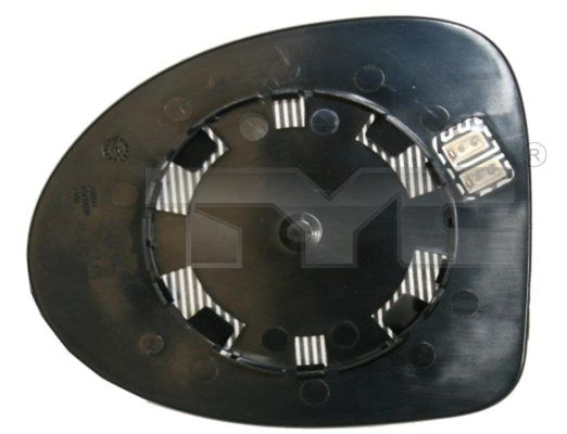 TYC 328-0134-1 Mirror glass, exterior mirror