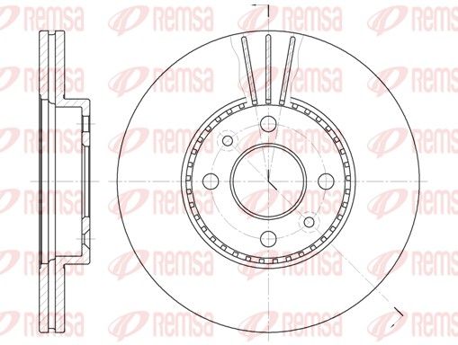 REMSA 6227.10 Brake disc
