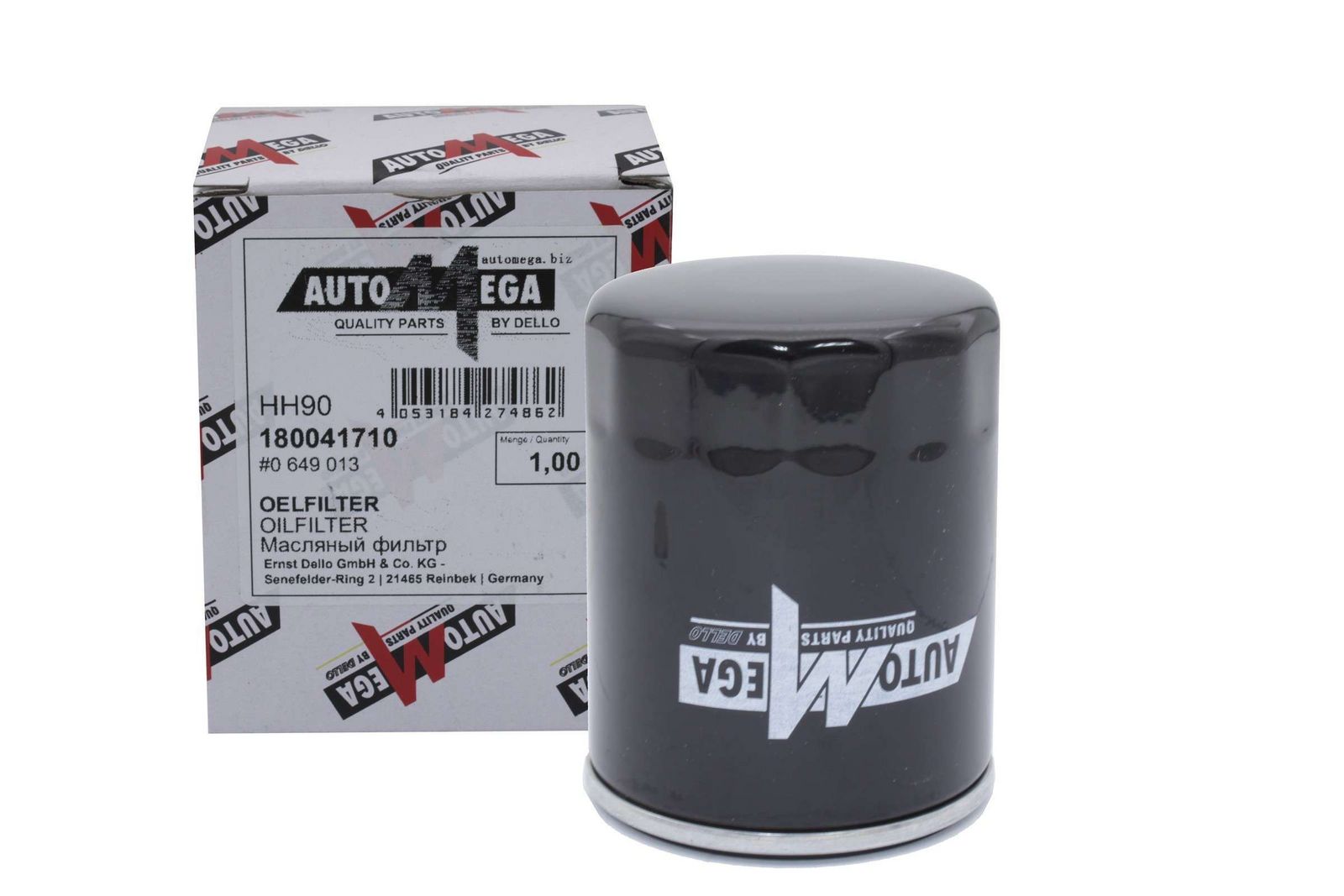 AUTOMEGA 180041710 Oil filter