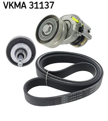 SKF VERTEVO VKMA 31137 V-ribbed belt set