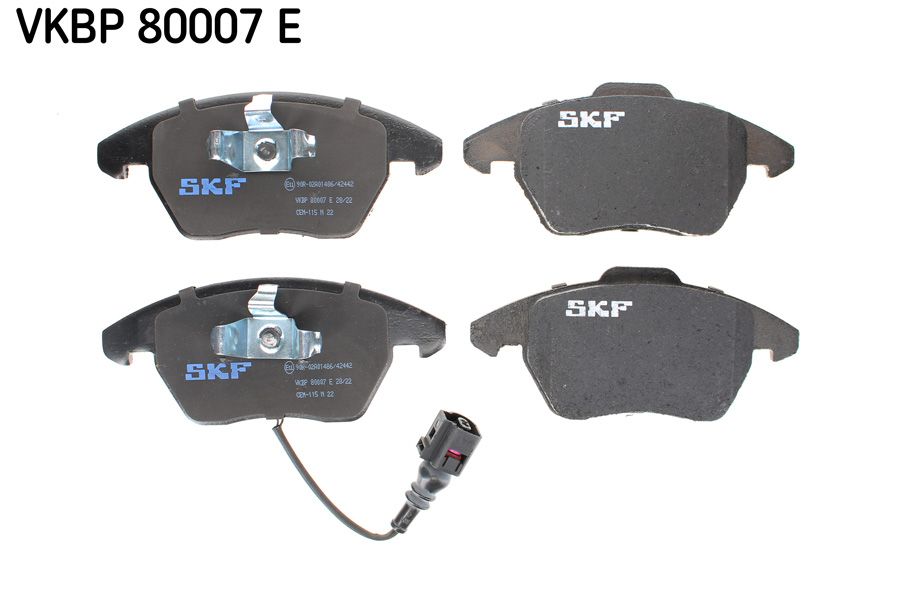 SKF VERTEVO VKBP 80007 E Brake pad set, disc brake