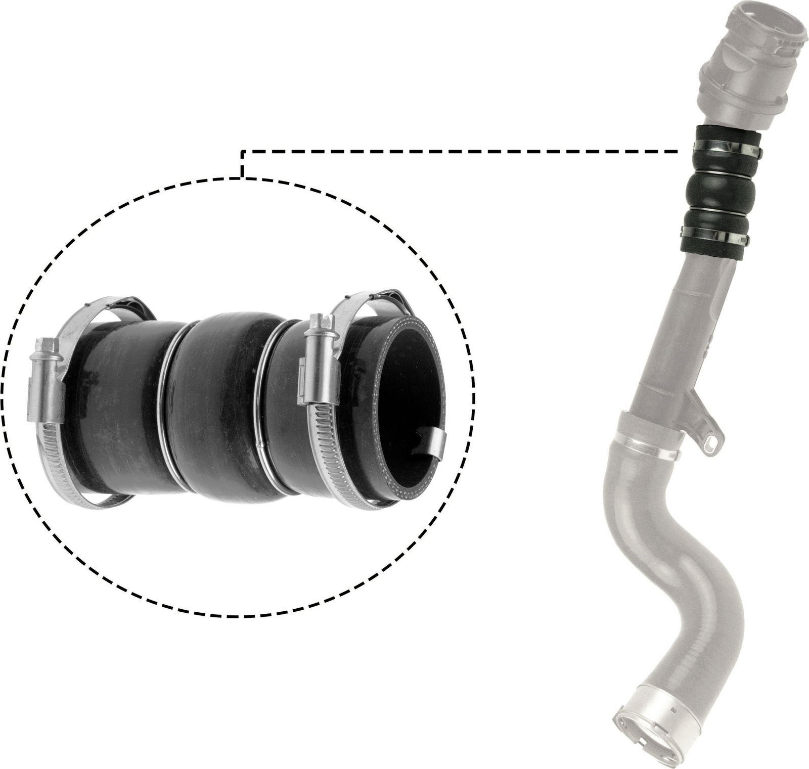 GATES 09-1299 Charge air hose