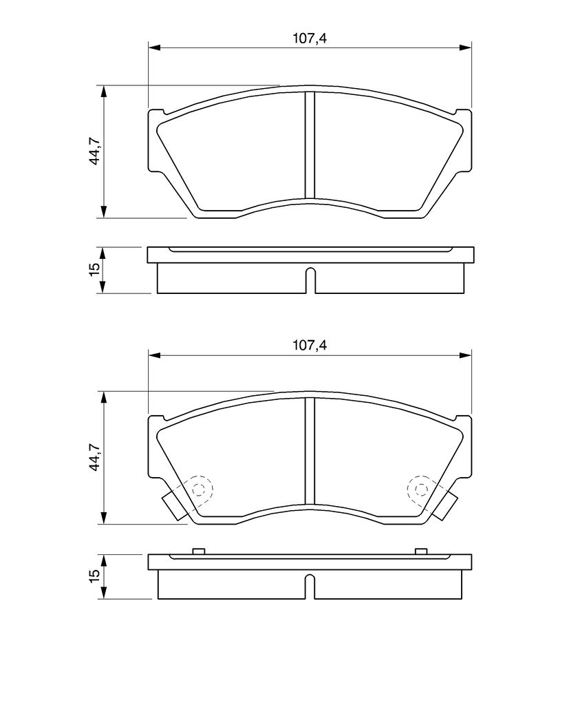 Brake Pad Set, disc brake-5