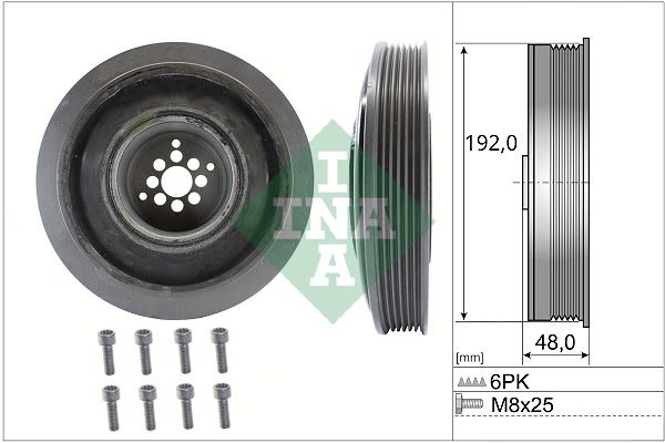 SCHAEFFLER INA 544 0102 20 Belt pulley, crankshaft