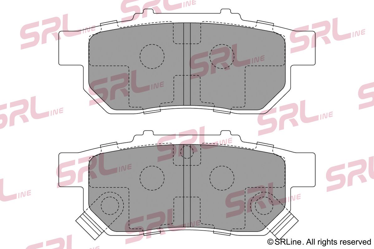 SRLINE S70-1549 Brake pad set, disc brake