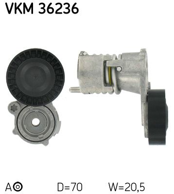 Belt Tensioner, V-ribbed belt
