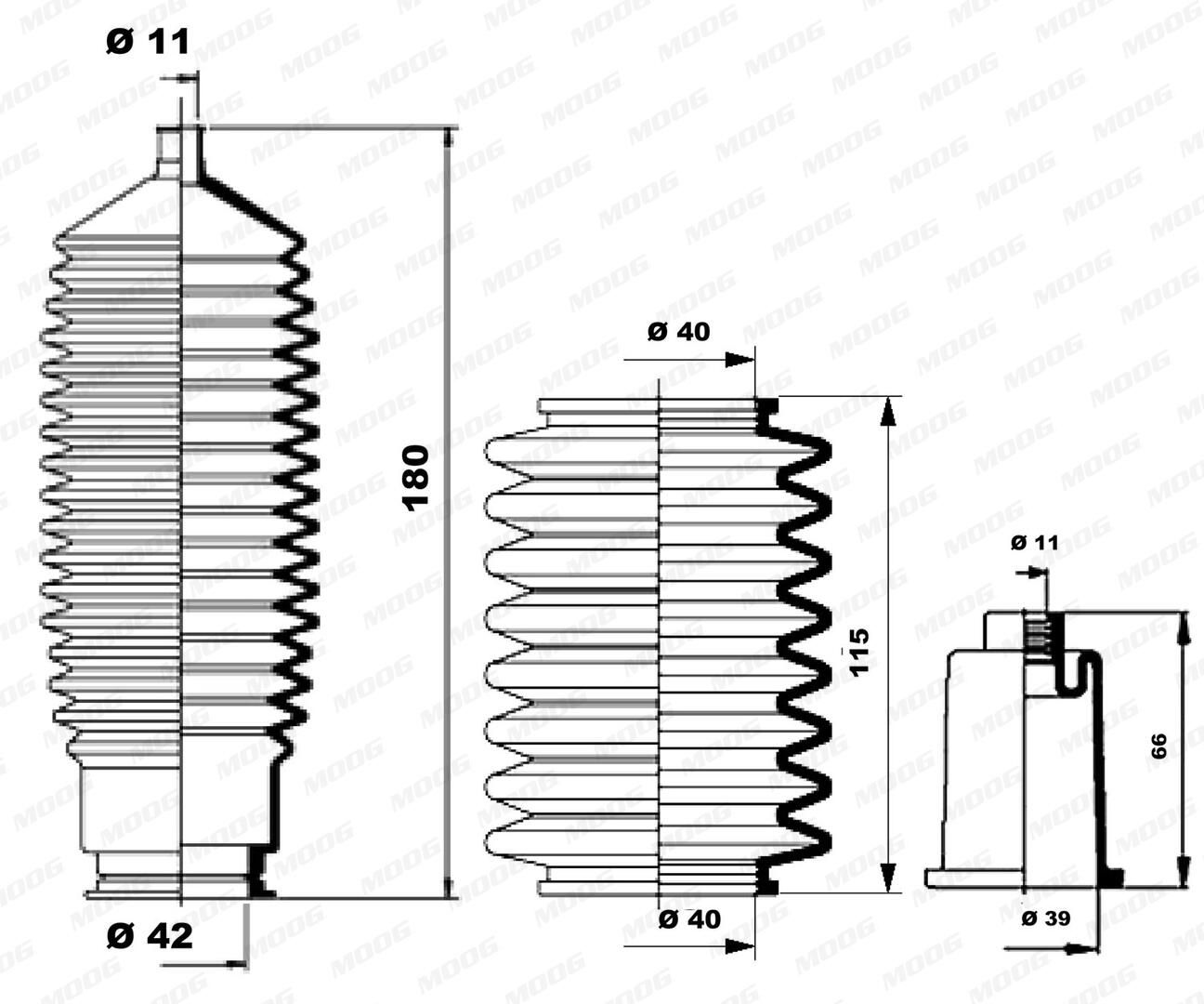 Bellow Kit, steering-1
