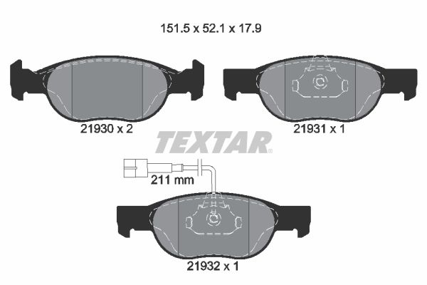 Brake Pad Set, disc brake