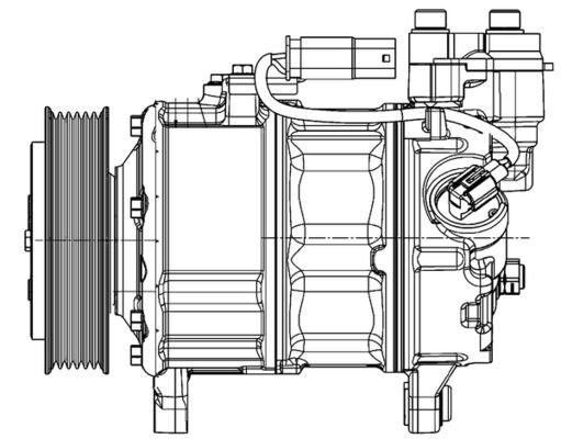 MAHLE ACP 600 000P Compressor, air conditioning