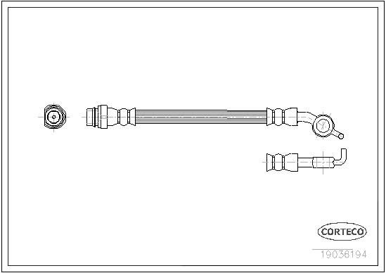 CORTECO 19036194 Brake hose