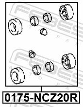Repair Kit, wheel brake cylinder-1