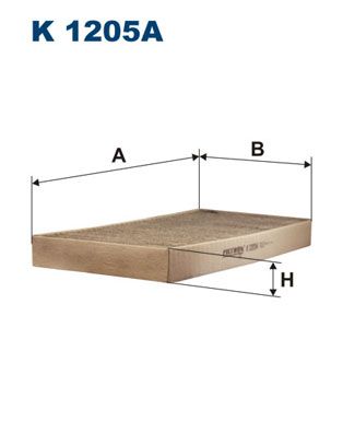 FILTRON K 1205A Filtras, salono oras