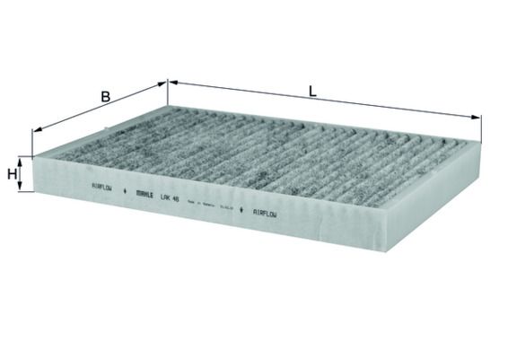KNECHT LAK 46 Filter, cabin air
