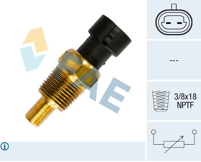 FAE 33340 Sensor, oil temperature