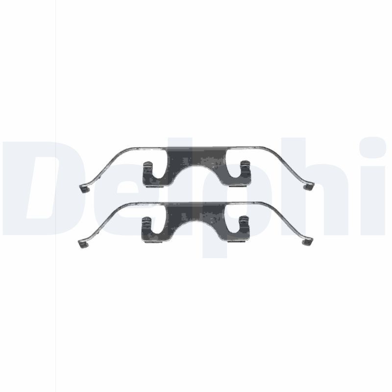 DELPHI LX0332 Priedų komplektas, diskinių stabdžių trinkelės